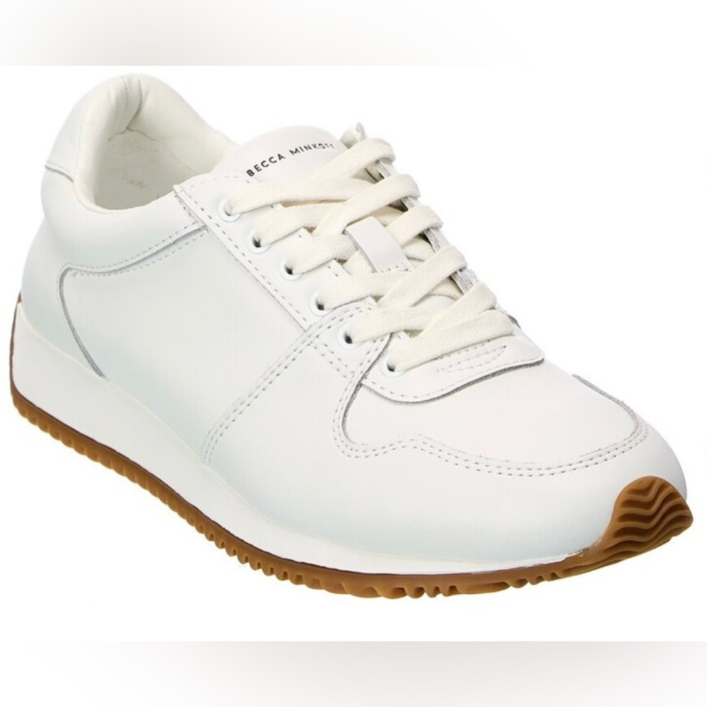 Rebecca Minkoff RARE White Leather Sneakers Women’s Size 9 EU 40.5